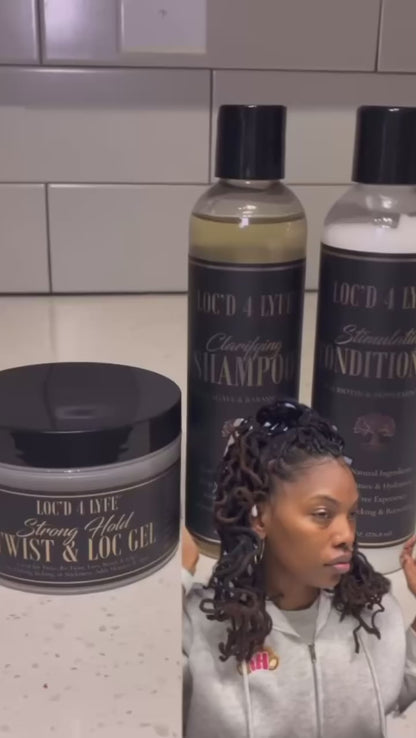 LOC'D 4 LYFE Ultimate Vegan Hair Care Bundle for Locs – Nourishing, Moisturizing & Maintenance Essentials for All Hair Types