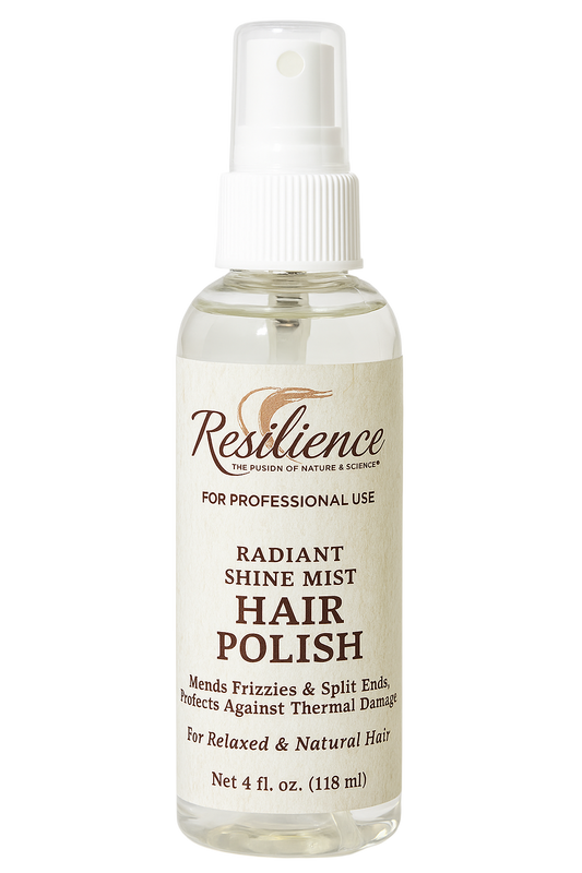 🔥HOT DEAL- Resilience Hair Polish 4oz – Thermal Heat Protectant Spray for Blow Drying, Flat Irons & Curling Irons | Adds Shine & Smoothness | Hair Straightening & Frizz Control